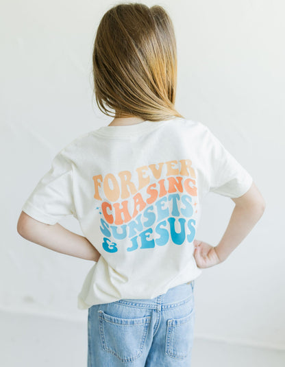 Chasing Jesus + Sunsets Tee (Youth)