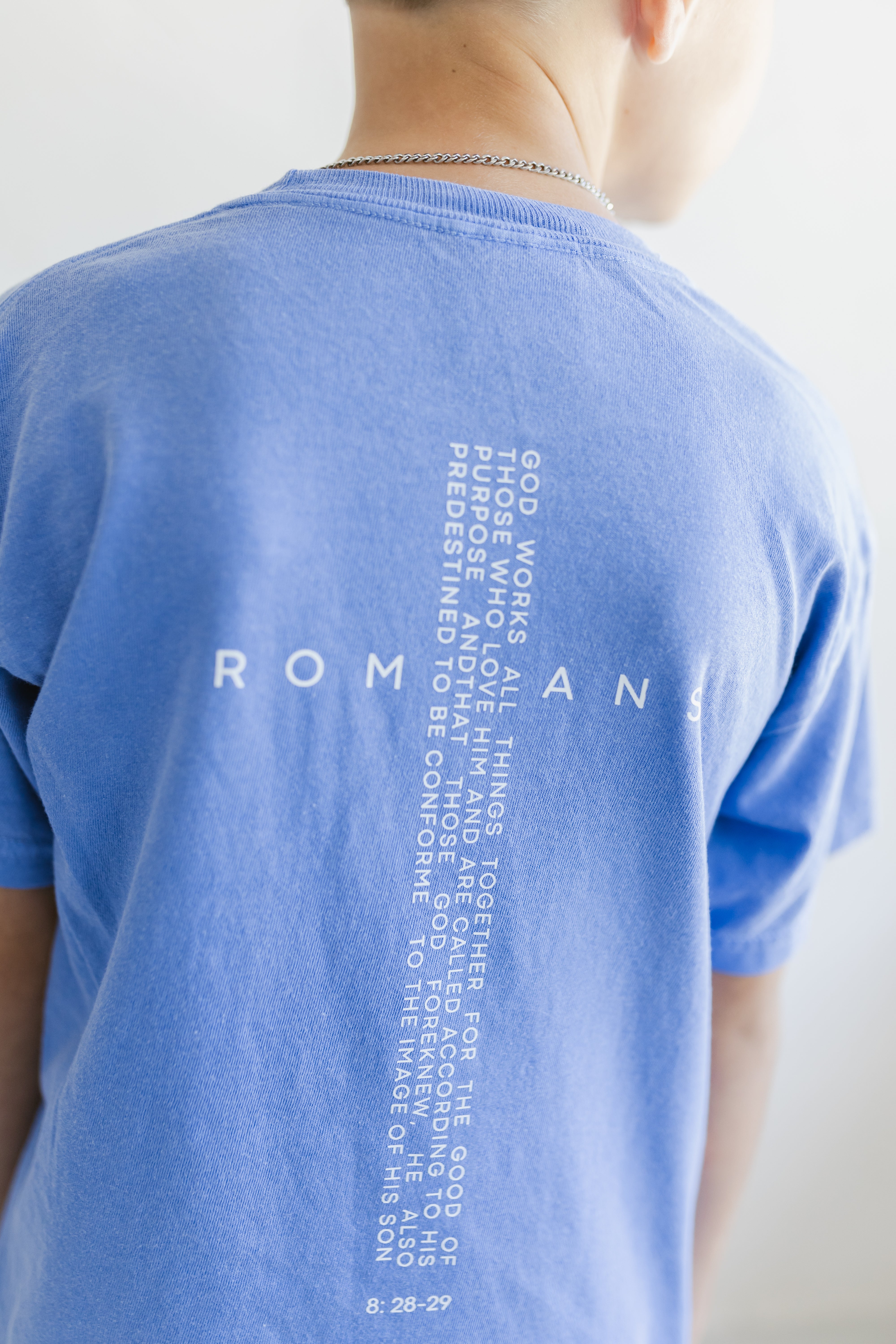 Romans 8:28 – In Honor Tee (Youth)