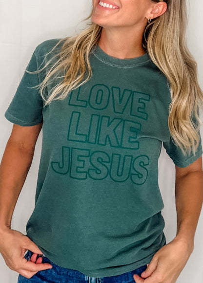 Love Like Jesus Puff Tee