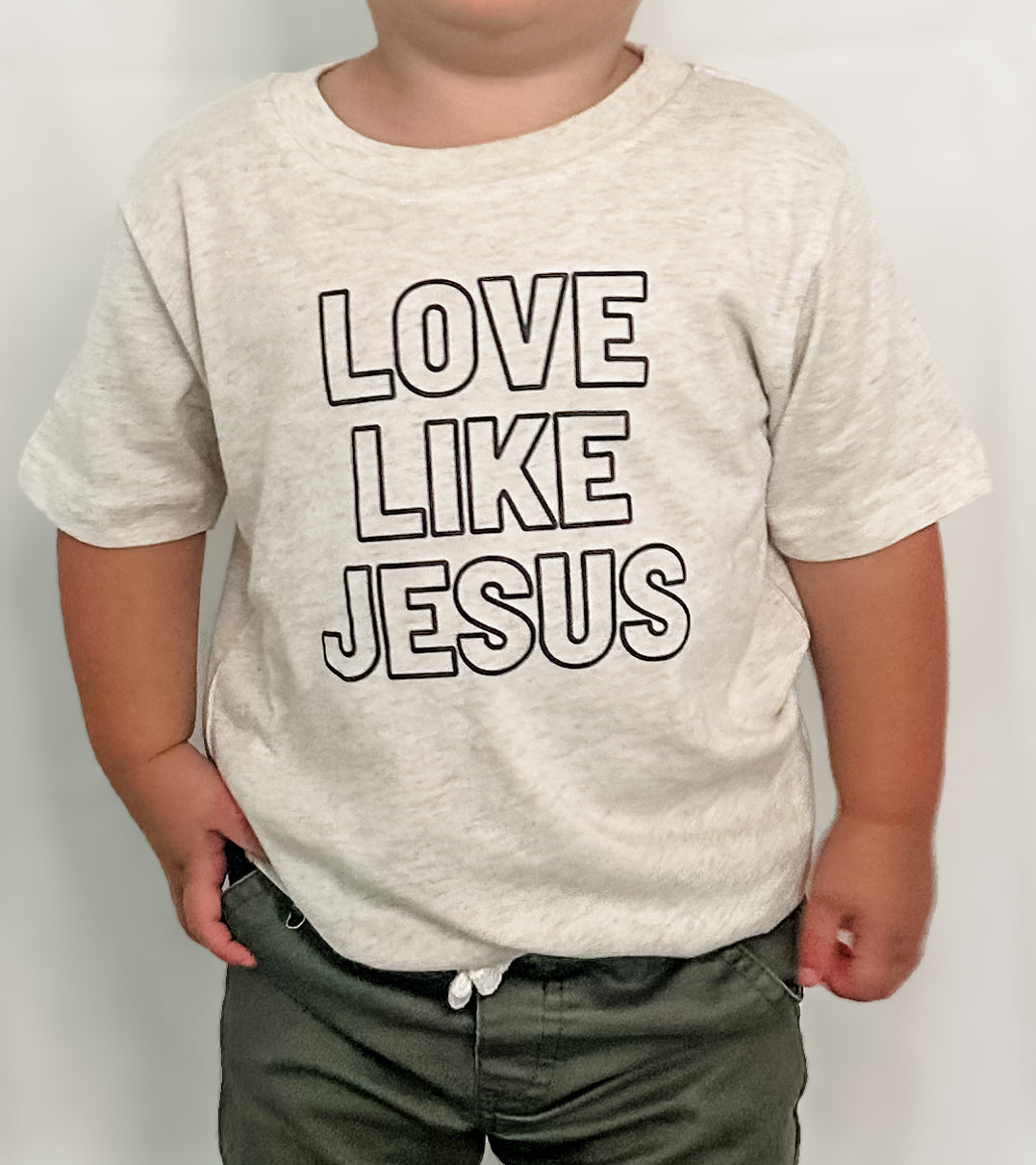 Love Like Jesus Puff Toddler T