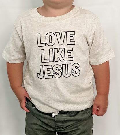 Love Like Jesus Puff Toddler T