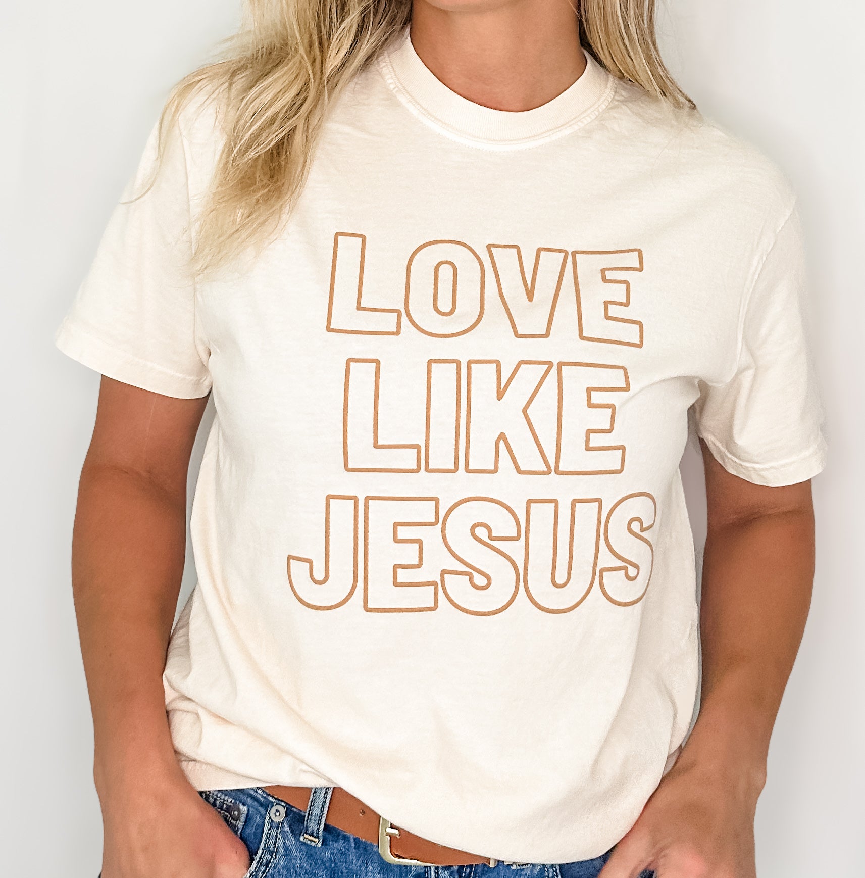 Love Like Jesus Puff Tee