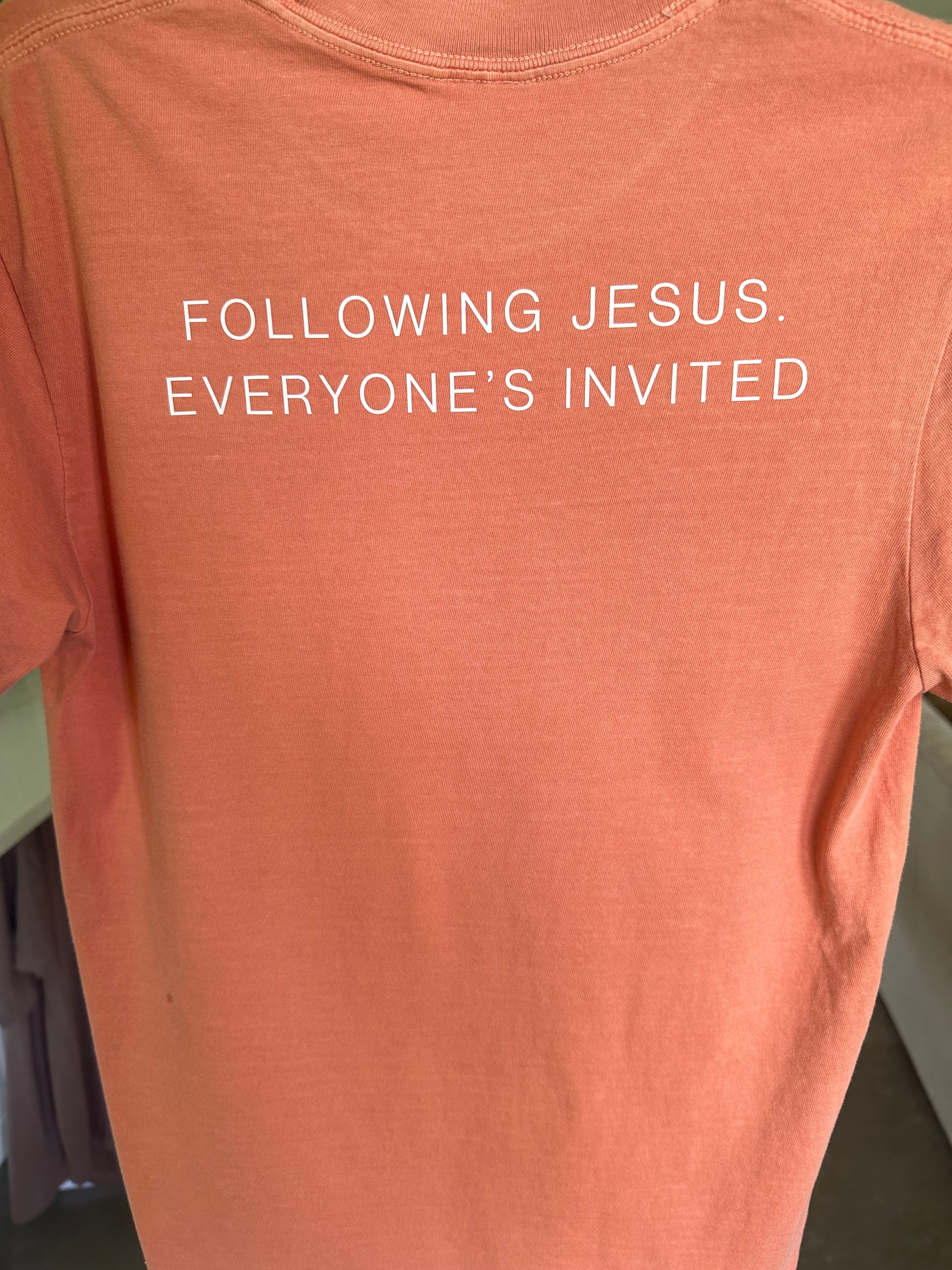 Following Jesus, everyones invited Peachy (Small)