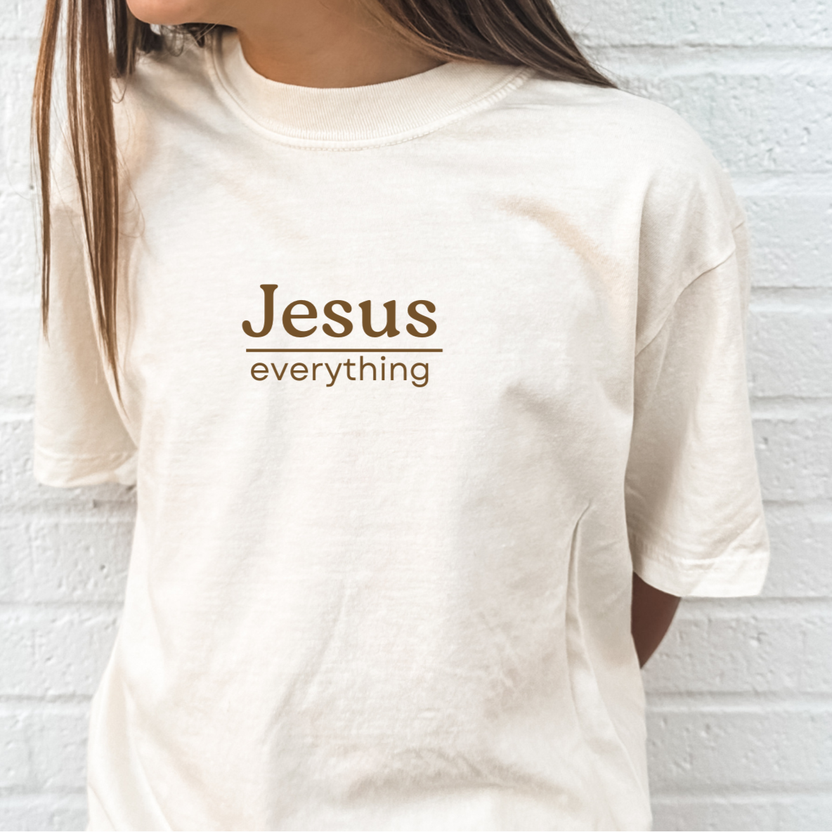 Jesus over Everything Tee (Toddler/Youth) - White