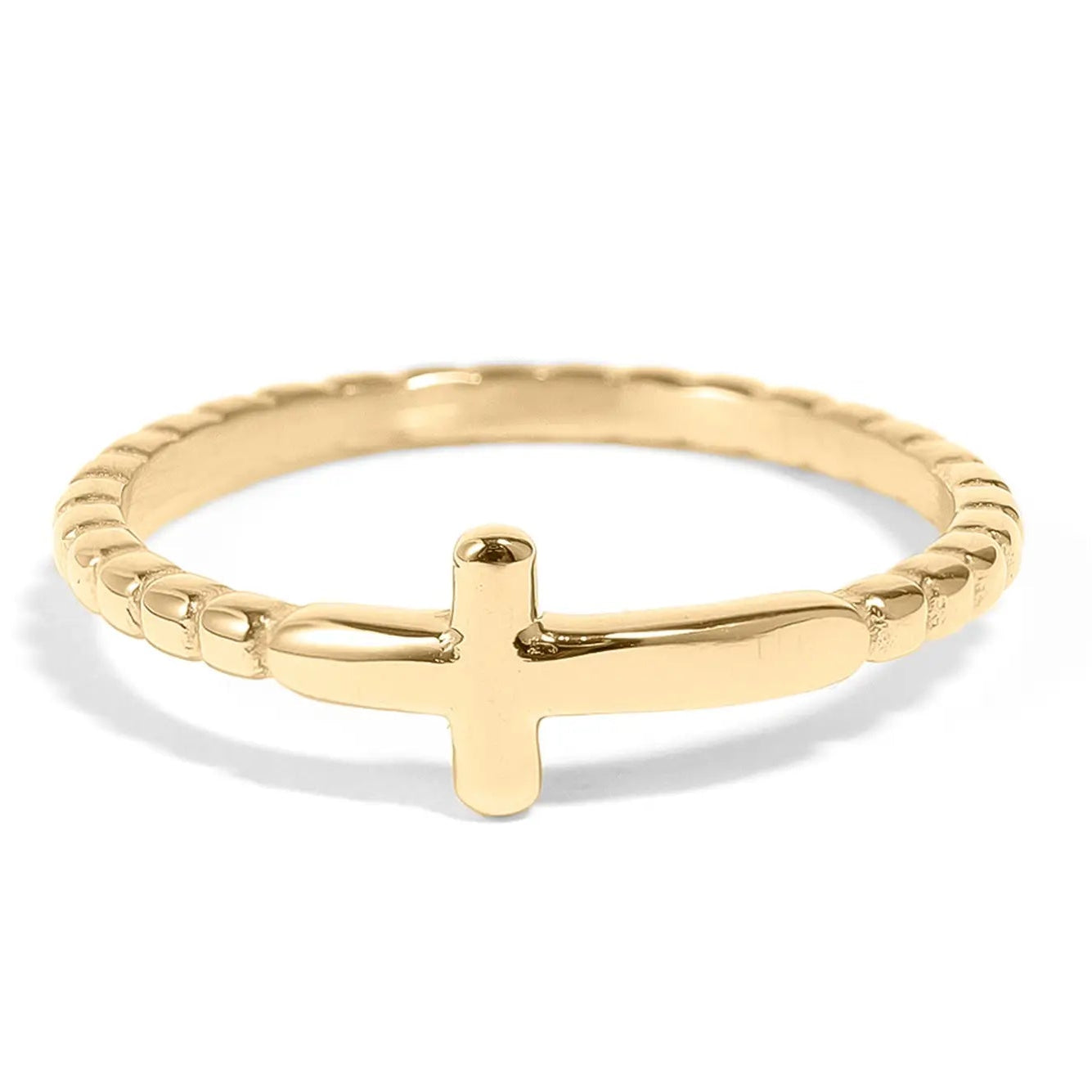 Dainty Cross Ring